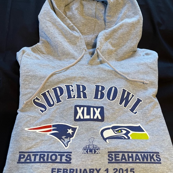 #289 (VINTAGE) & RARE ITEM!!! Super Bowl XLIX Hoodie - Picture 14 of 16